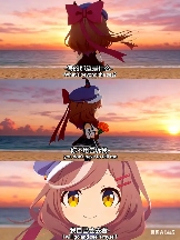 用AI生成的海边氛围三宫格,怎么内容变得越来越抽象了?