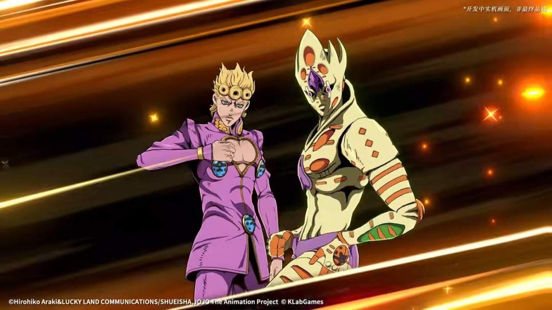 手游《JOJO的奇妙冒险:黄金赞歌》首曝PV&实机发布