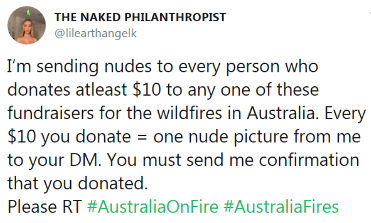 靠卖私房照，女菩萨两周筹了50万美元善款