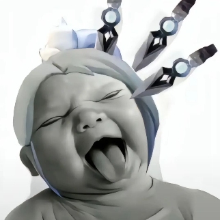 诡异的婴儿流口水黑白大头照，怎么就成为了网友摆烂专用表情包？