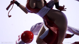 《拳皇98》版不知火舞最新雕像公开 性感无双背部压力巨大