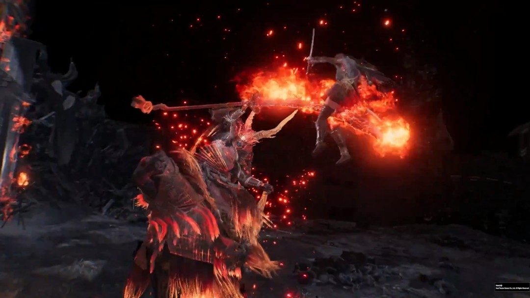 《仁王3》新实机 主角大战妖怪化Boss山县昌景